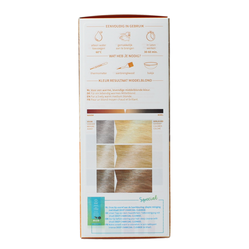 Khadi Haarkleur medium blond - Afbeelding 4