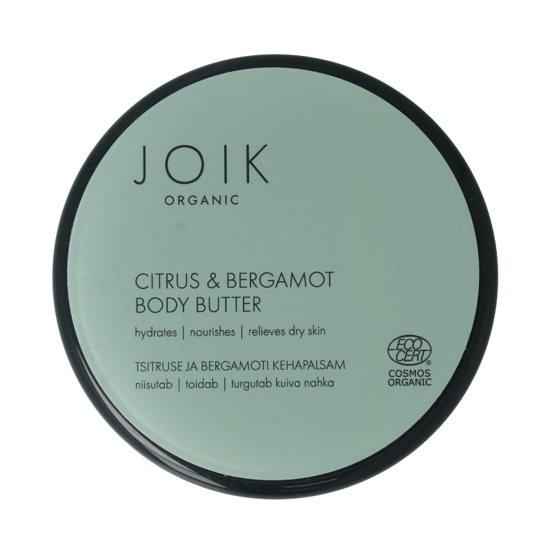 Joik Organics Citrus & bergamot body butter organic vegan