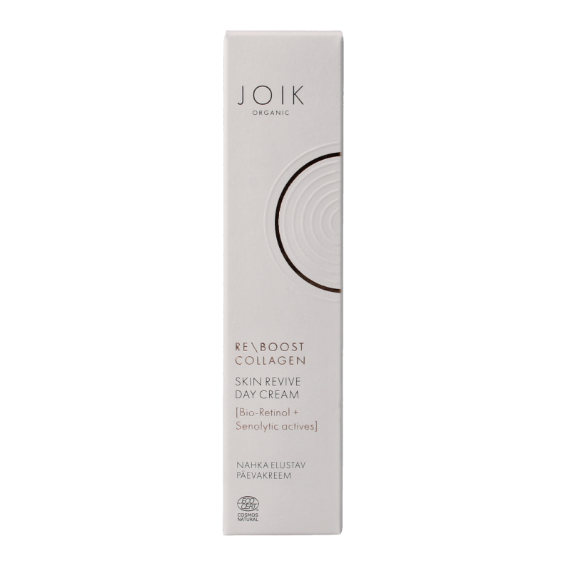Joik Organics Re-boost collagen day cream skin revive