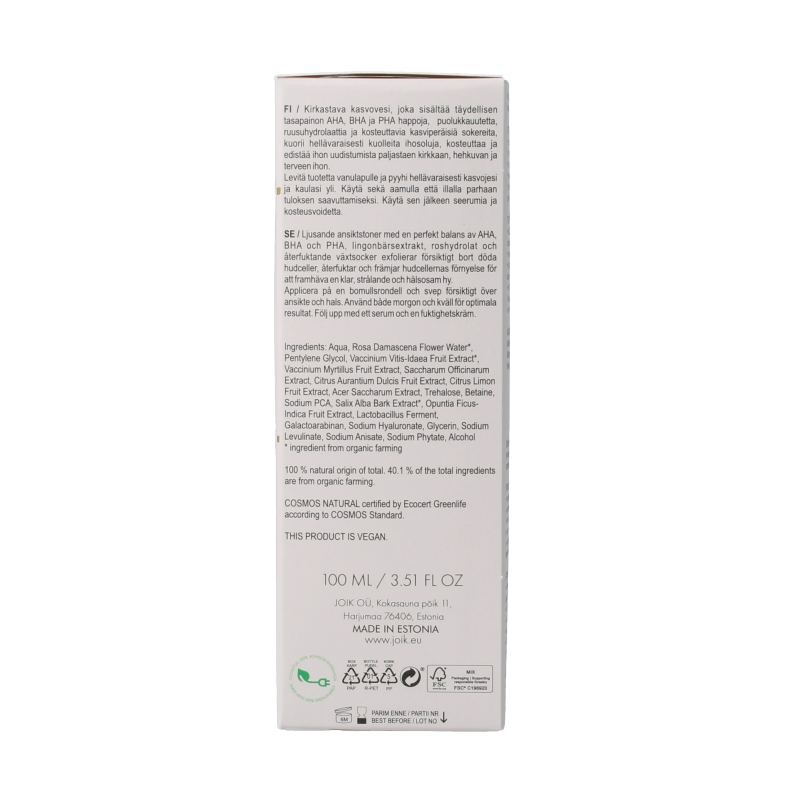 Joik Organics Re-boost glow facial toner - Afbeelding 5