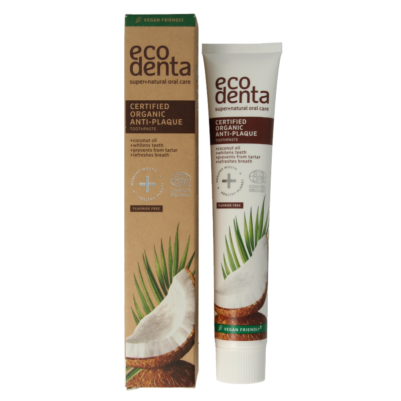 Ecodenta Tandpasta organic anti tandplak - Afbeelding 2