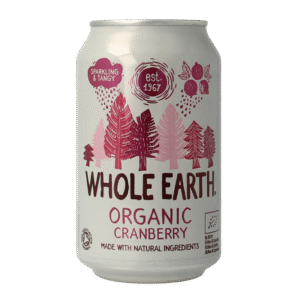 Whole Earth Sparkling cranberry bio