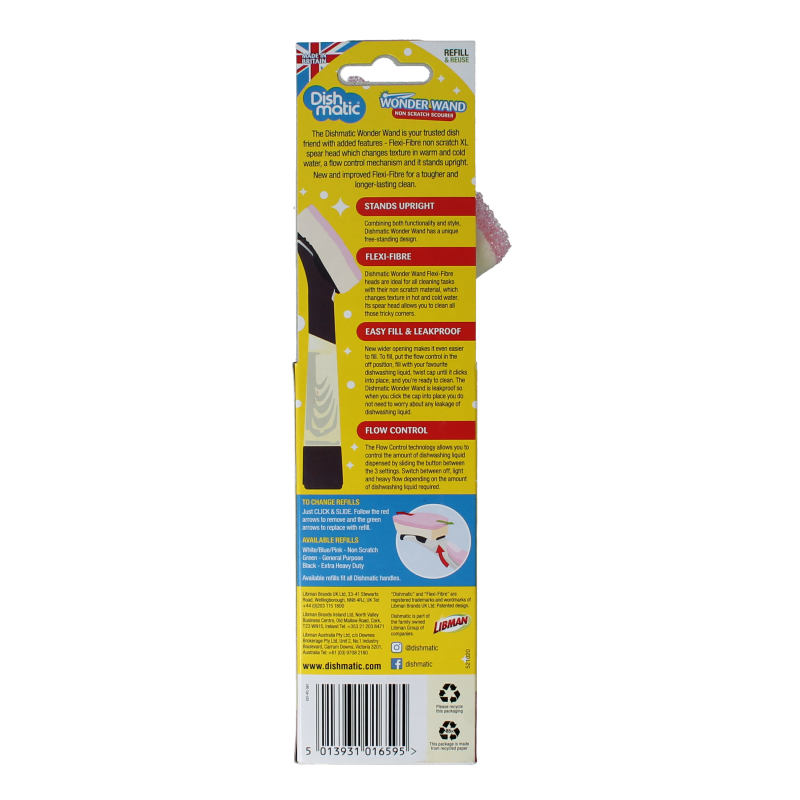 Dishmatic Wonder wand schoonmaakpons vulbaar - Afbeelding 3