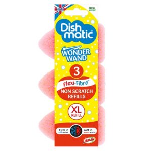 Dishmatic  Wonder wand navulsponzen krasvrij 3-pack