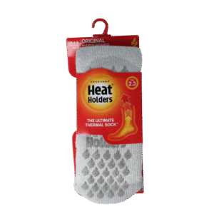 Heat Holders Anti slip socks silver grey 37-42