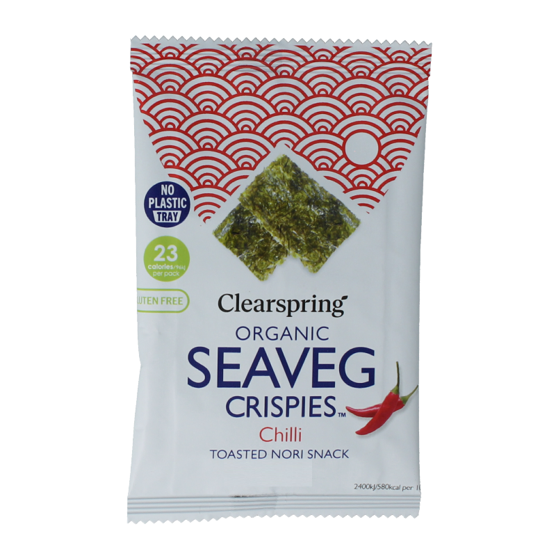Clearspring Seaveg - crispies chilli bio