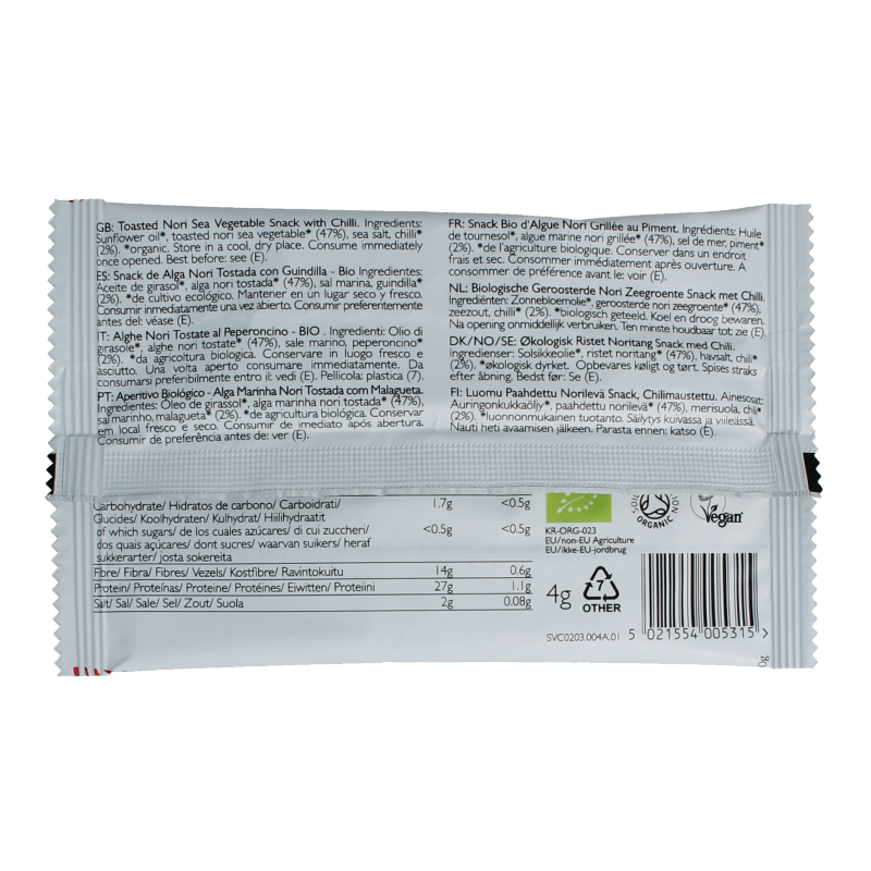 Clearspring Seaveg - crispies chilli bio - Afbeelding 3