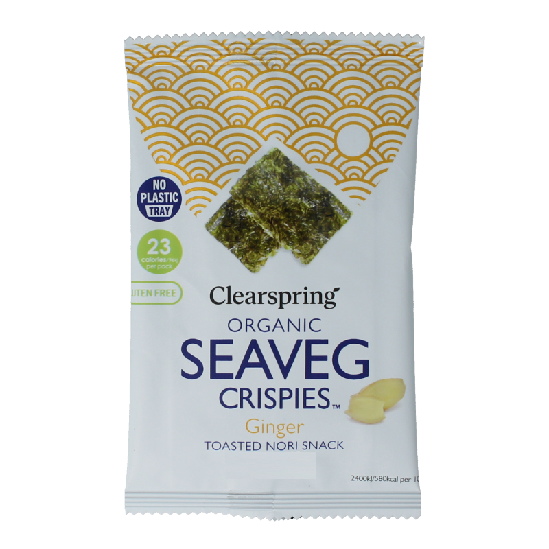 Clearspring Seaveg - Crispies ginger bio