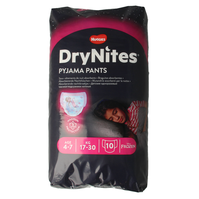 Huggies Drynites girl 4-7 jaar