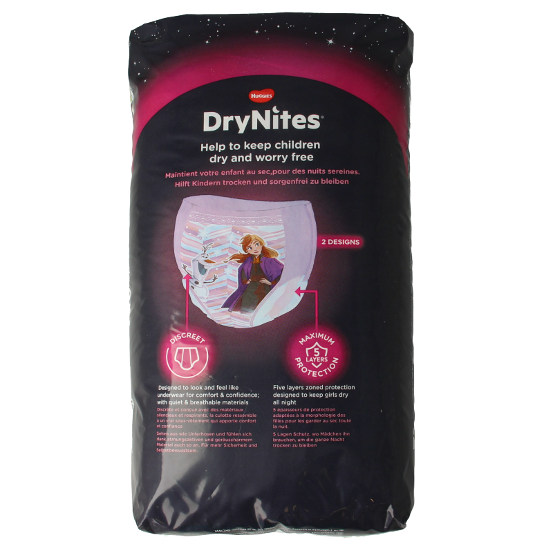 Huggies Drynites girl 4-7 jaar - Afbeelding 3