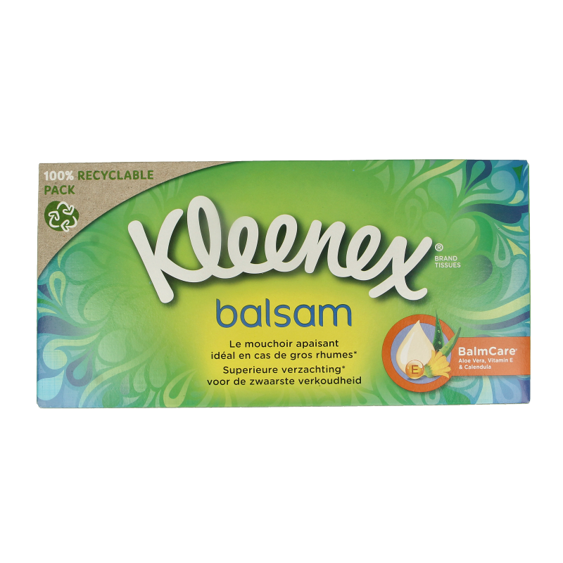 Kleenex Balsam tissue box