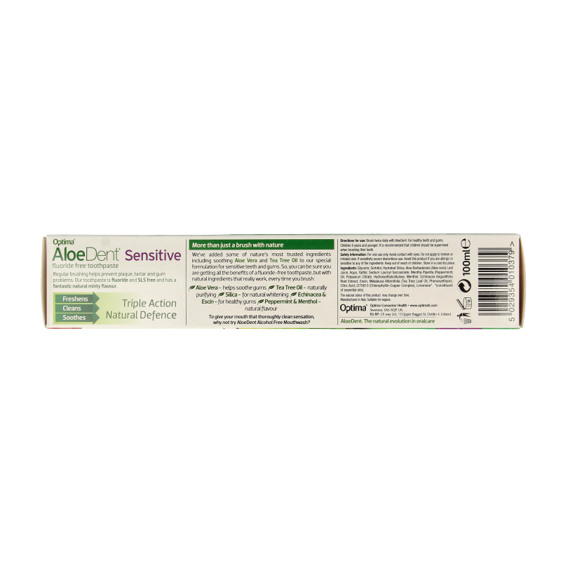 Optima Aloe dent aloe vera tandpasta sensitive - Afbeelding 5