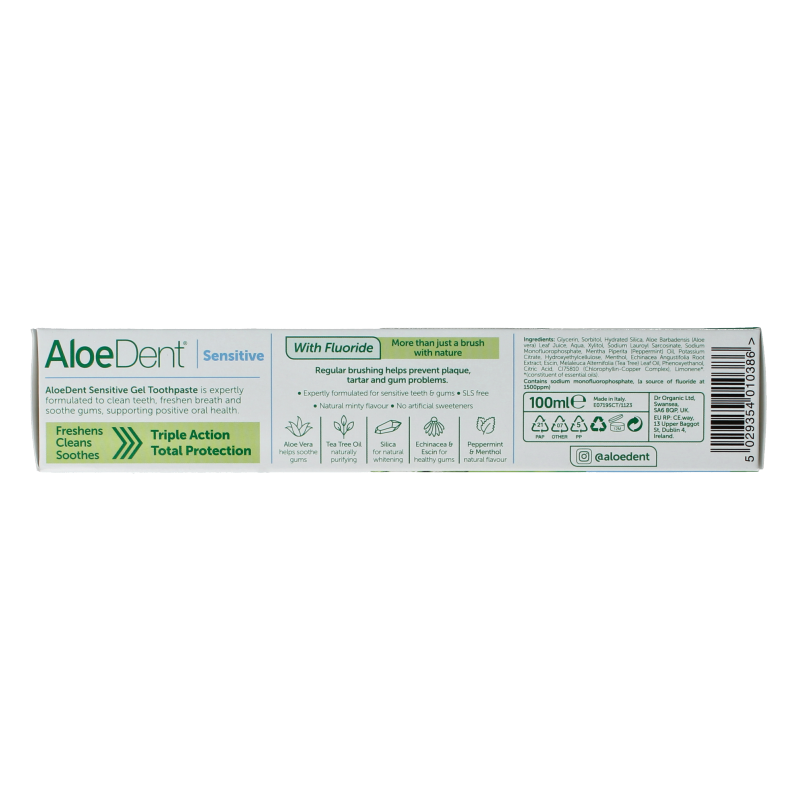 Optima Aloe dent tandpasta sensitive - Afbeelding 5