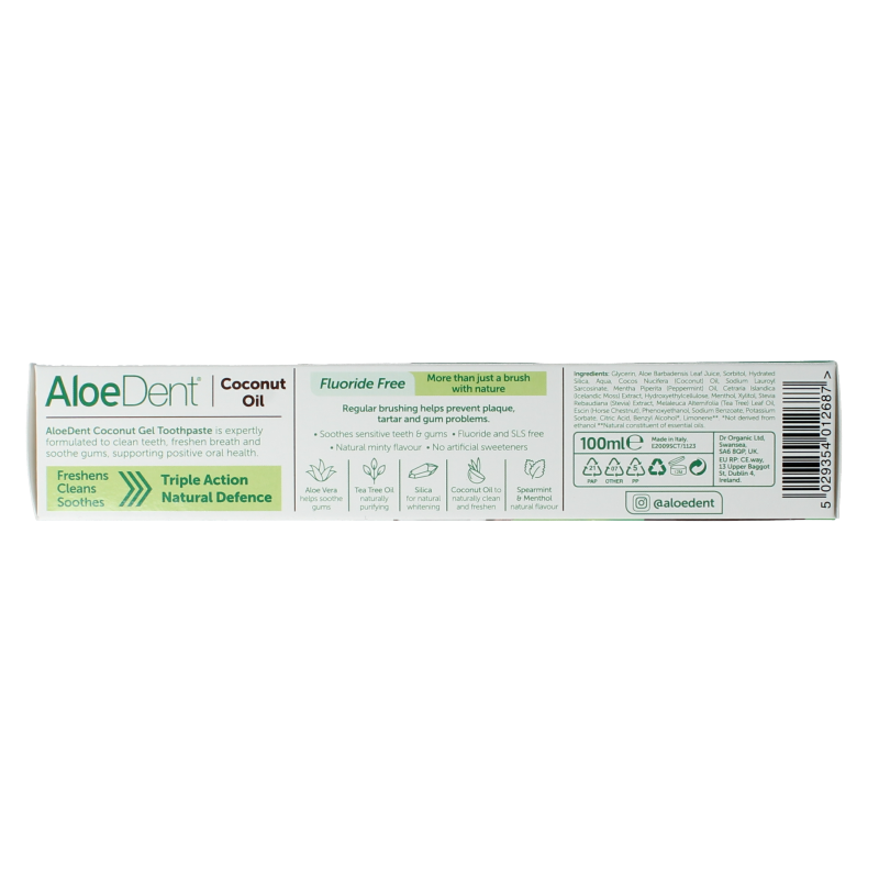 Aloe Dent Aloe dent tandpasta coconut - Afbeelding 4