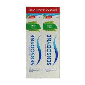 Sensodyne Tandpasta fresh mint 2 x 75ml