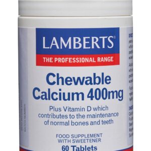 Lamberts Calcium 400mg kauwtabletten + Vit. D en Fos
