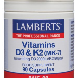 Lamberts Vitamine D3 2000IE en K2 90mcg
