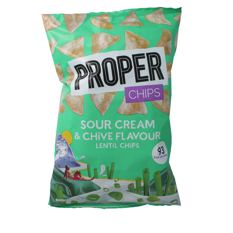 Proper Chips Chips sour cream & chive flavour