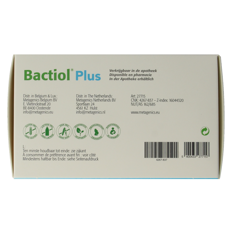 Metagenics Bactiol plus - Afbeelding 4