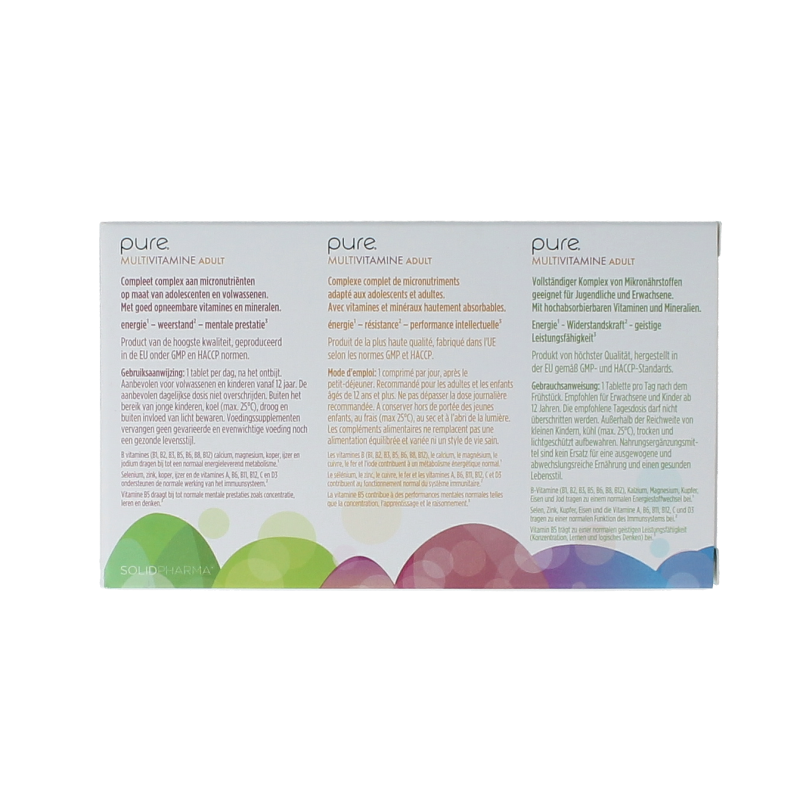 Pure Multivitamine adult - Afbeelding 4