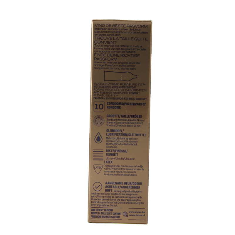 Durex Nude extra lube condooms - Afbeelding 2