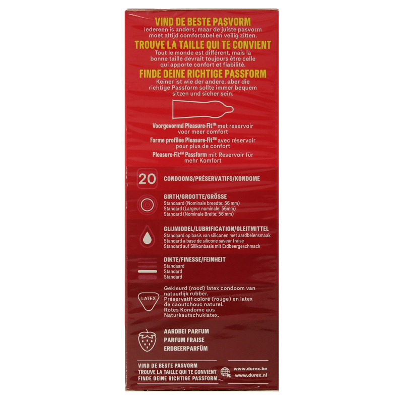 Durex Condooms sexy strawberry - Afbeelding 2