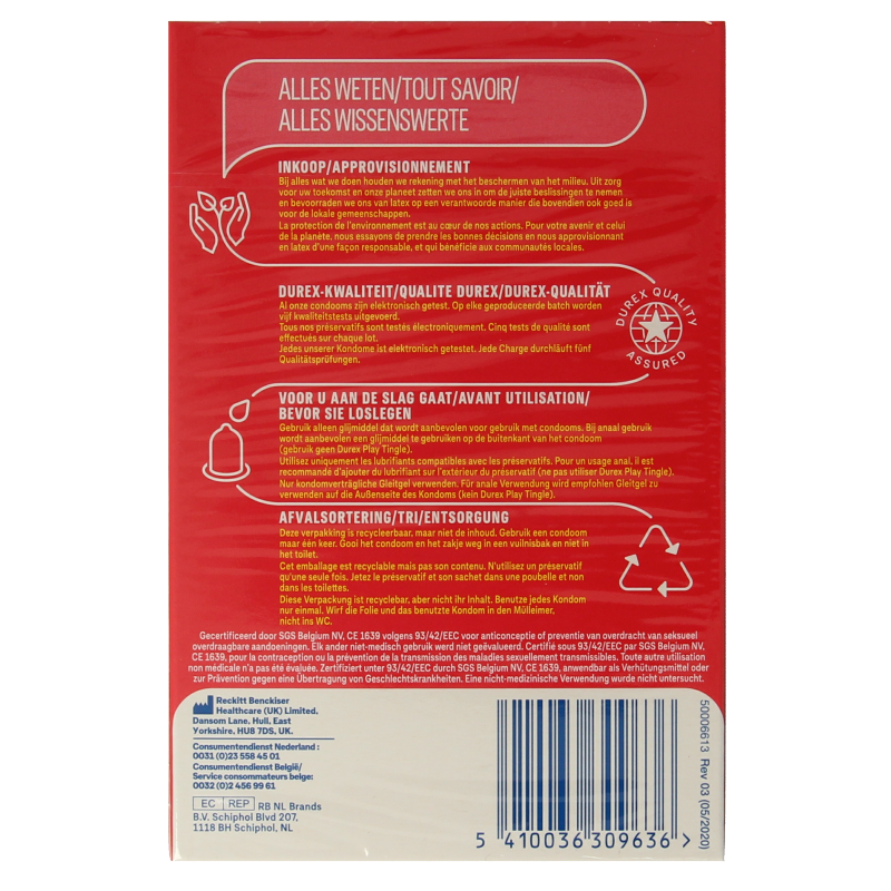 Durex Condooms sexy strawberry - Afbeelding 3