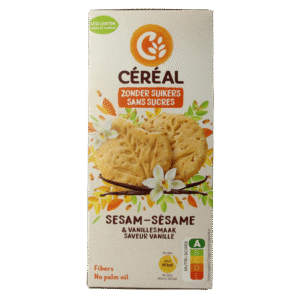 Cereal Sesam vanille koek