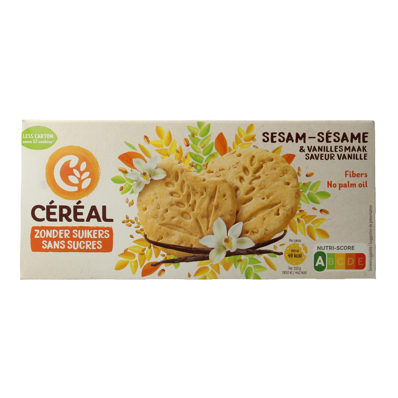 Cereal Sesam vanille koek - Afbeelding 4