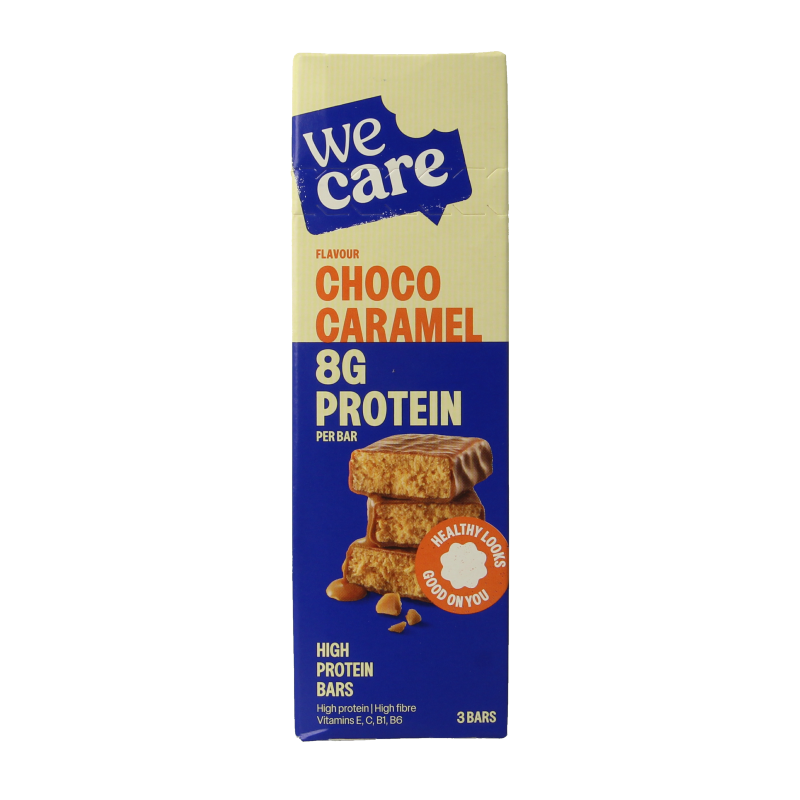 WeCare High protein bars choco caramel