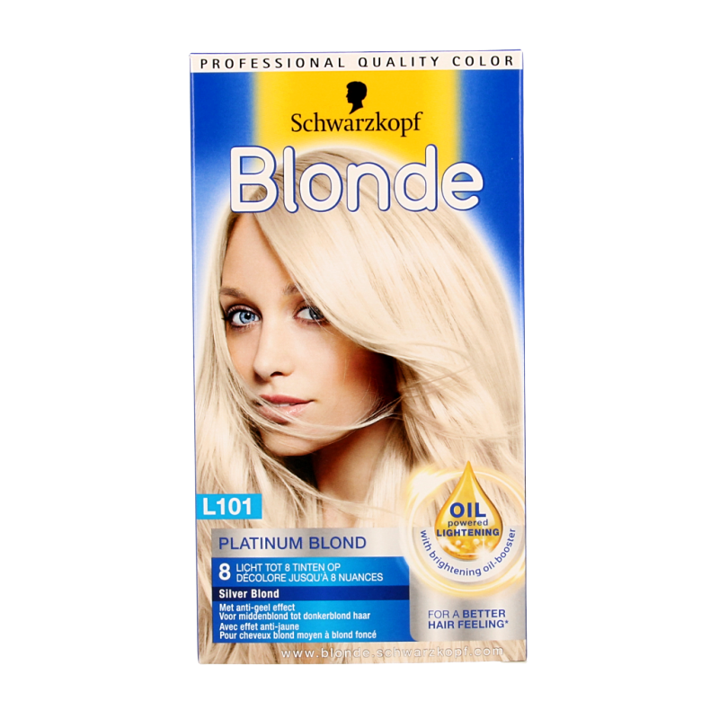 Schwarzkopf Blonde haarverf platinum blond L101