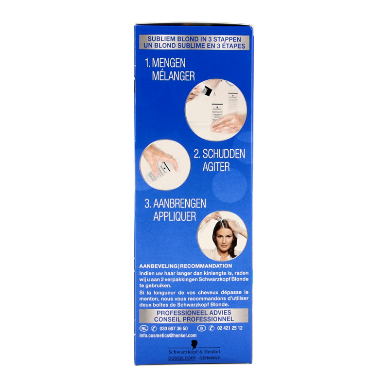 Schwarzkopf Blonde haarverf platinum blond L101 - Afbeelding 2