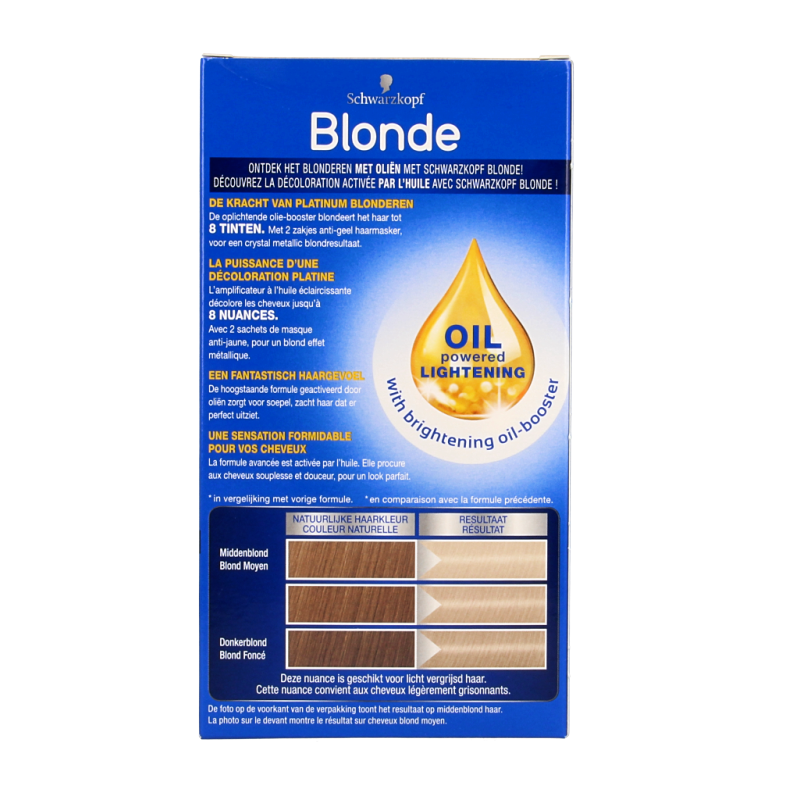 Schwarzkopf Blonde haarverf platinum blond L101 - Afbeelding 3
