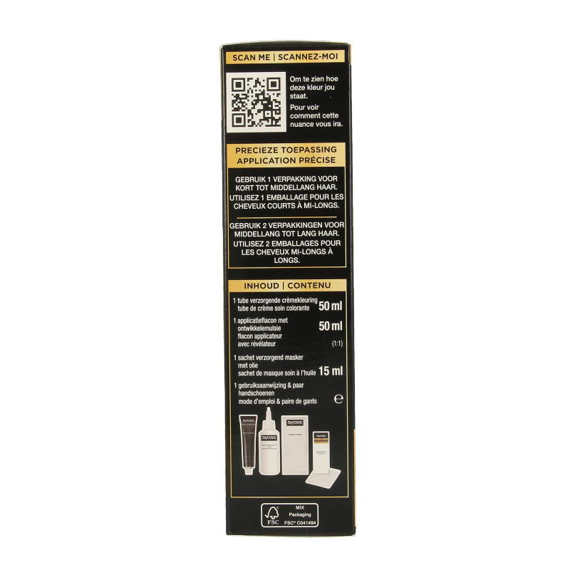 Syoss Color Oleo Intense 2-10 bruinzwart haarverf - Afbeelding 5