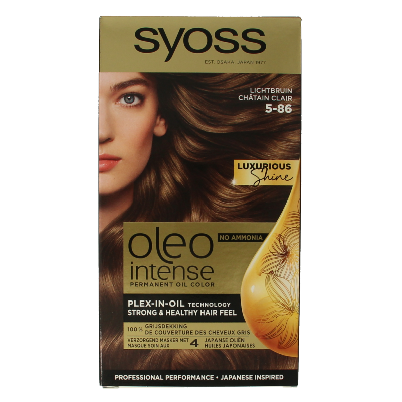 Syoss Color Oleo Intense 5-86 lichtbruin haarverf
