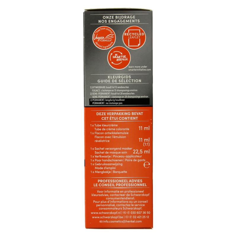 Schwarzkopf Vital uitgroeiset lichtbruin/middenbruin R1 - Afbeelding 2