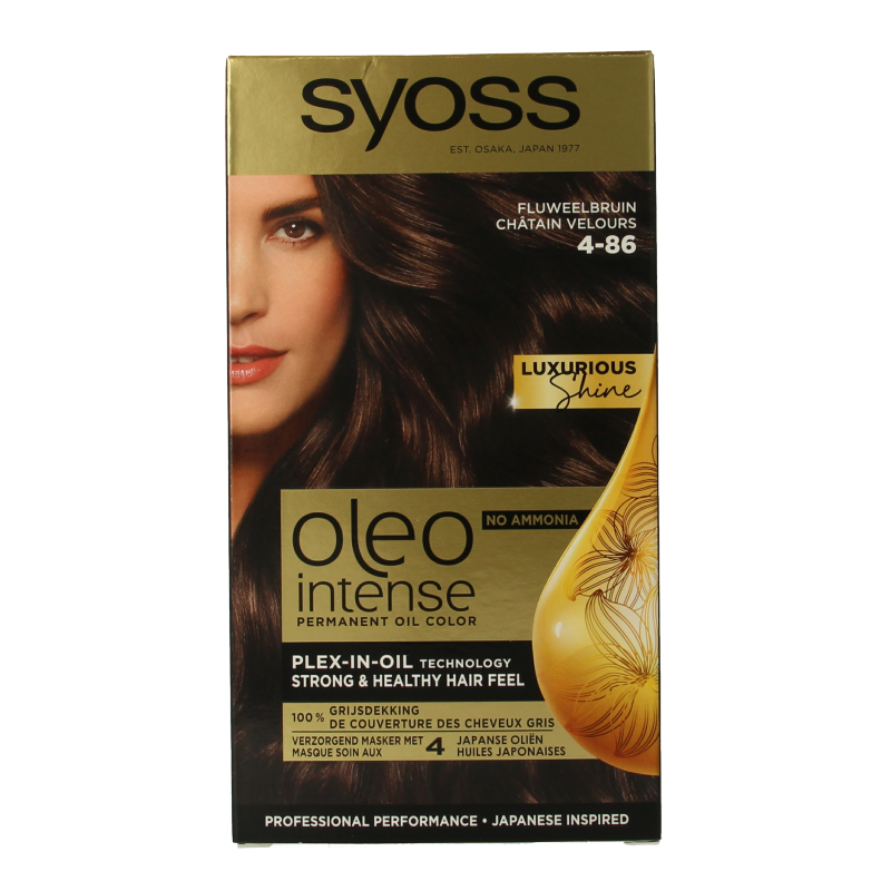 Syoss Color Oleo Intense 4-86 fluweelbruin haarverf