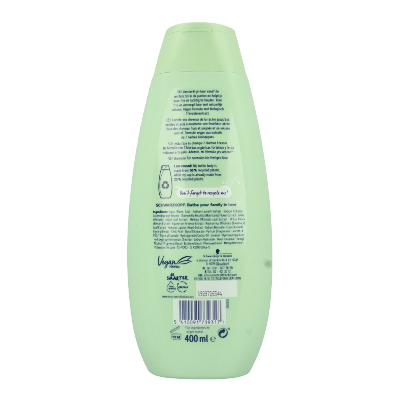 Schwarzkopf Shampoo 7 kruiden - Afbeelding 2