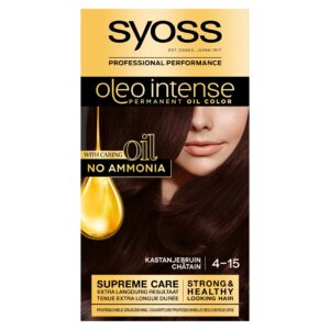 Syoss Color Oleo Intense 4-15 kastanjebruin haarverf