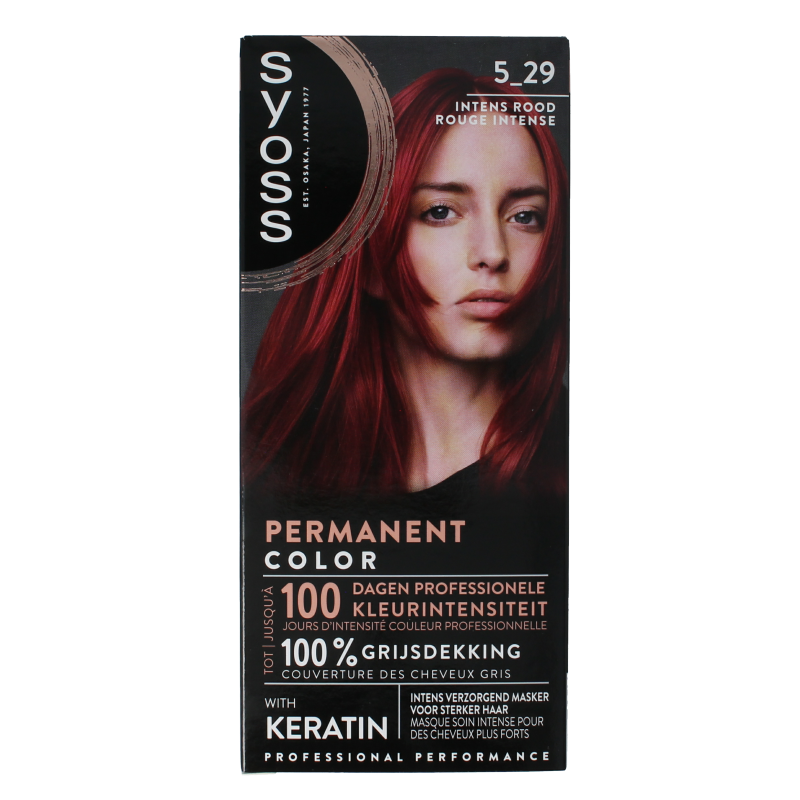 Syoss Permanent color 5-29 intens rood
