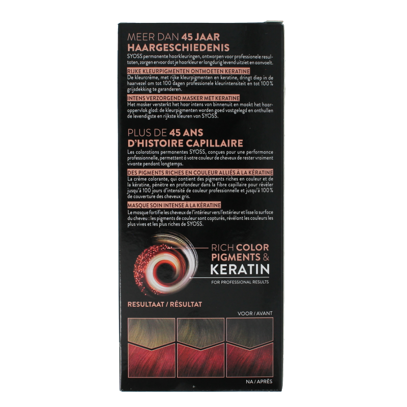 Syoss Permanent color 5-29 intens rood - Afbeelding 4