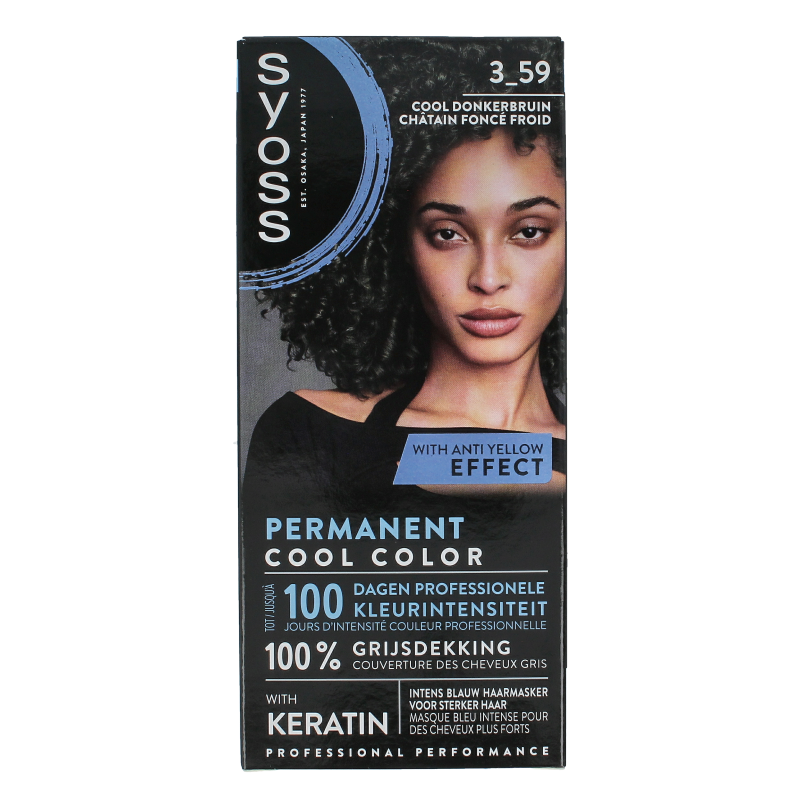 Syoss Permanent cool color 3-59 donkerbruin
