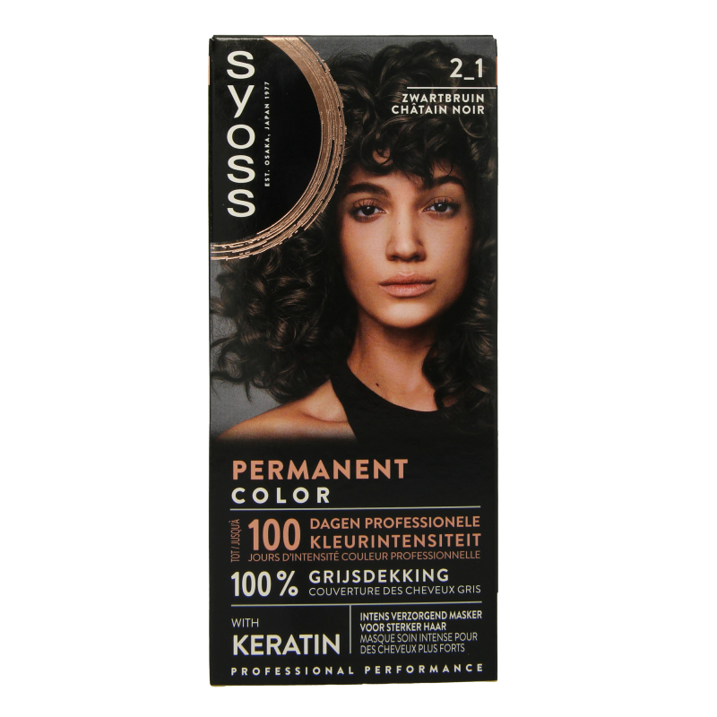 Syoss Color baseline 2-1 zwart bruin