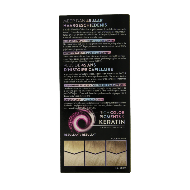 Syoss Metallics 9-53 silver blush - Afbeelding 4