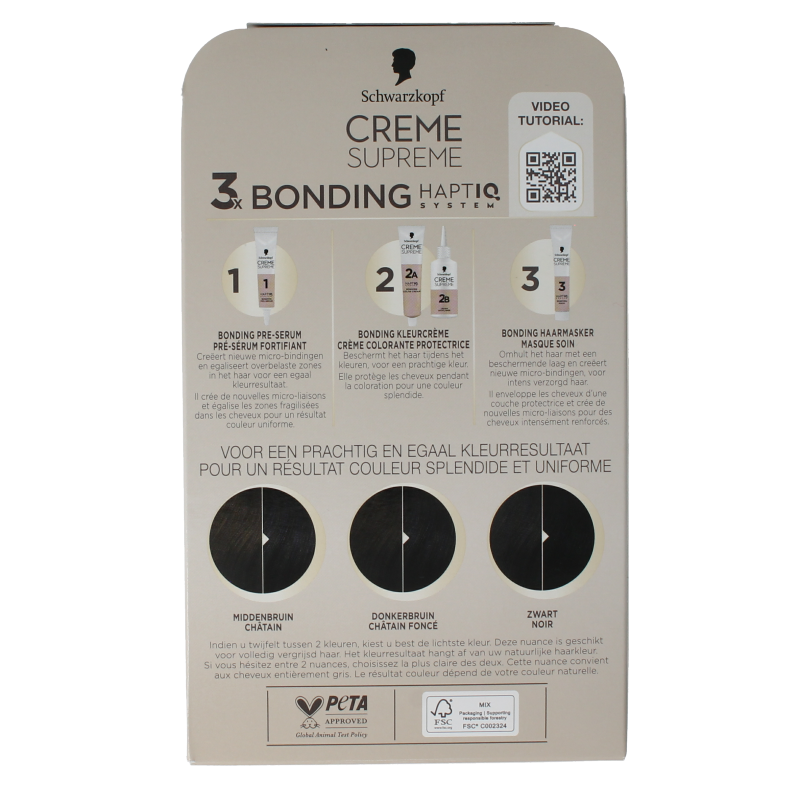 Schwarzkopf Creme supreme 1-0 black - Afbeelding 4