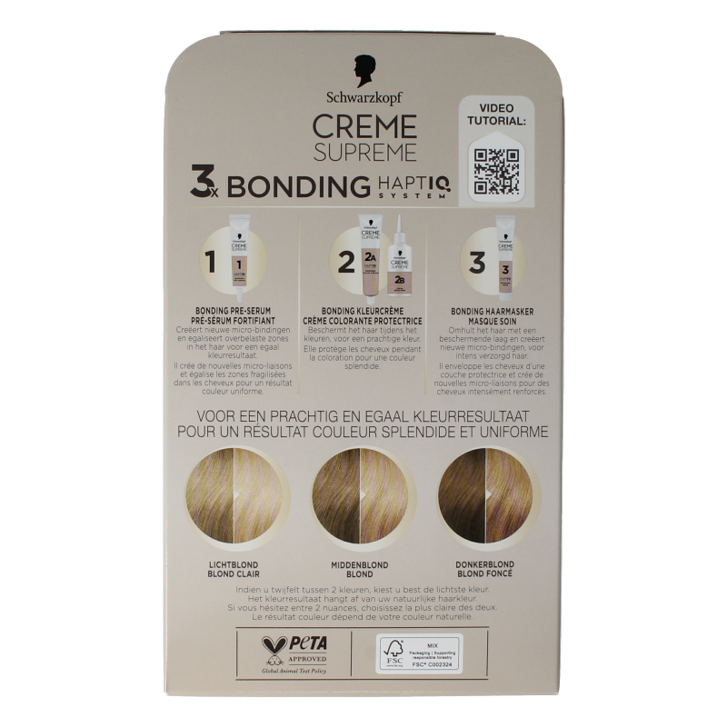Schwarzkopf Creme supreme 10-0 licht blond - Afbeelding 4