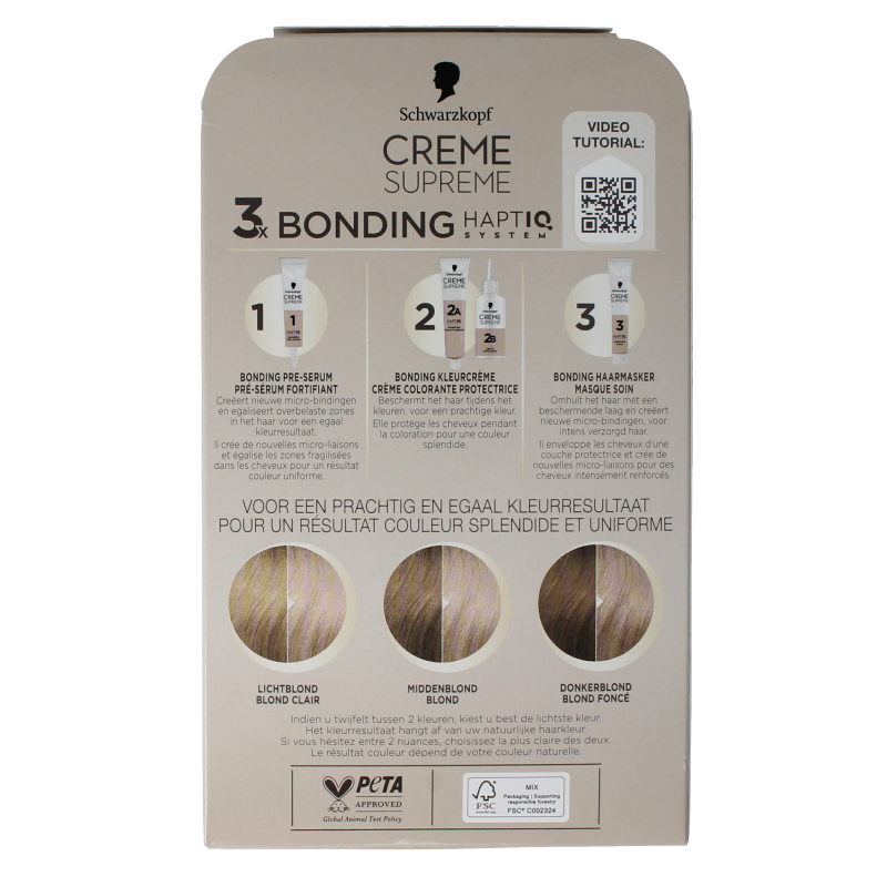 Schwarzkopf Creme supreme 10-19 licht blond - Afbeelding 4