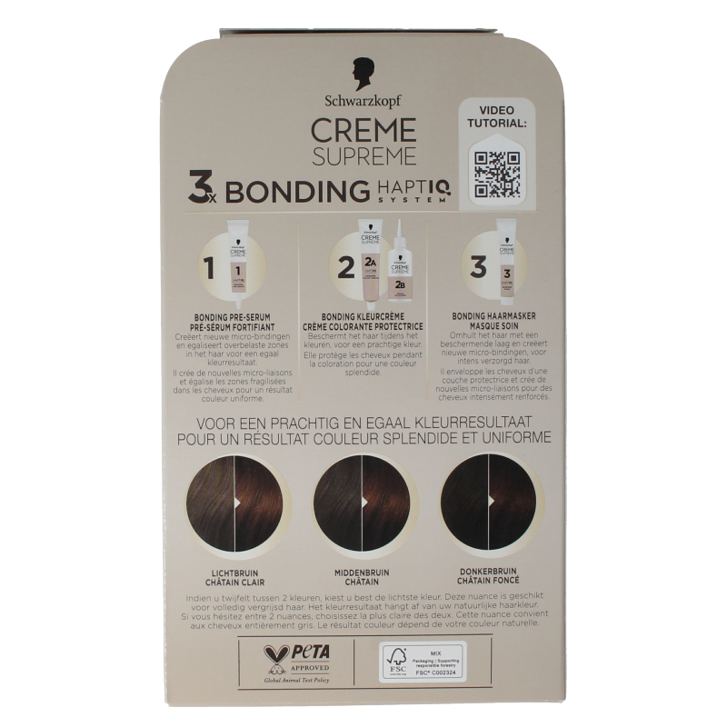 Schwarzkopf Creme supreme 5-60 bruin - Afbeelding 4