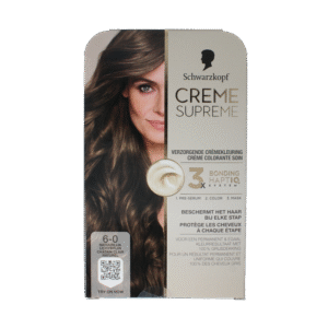 Schwarzkopf Creme supreme 6-0 licht bruin