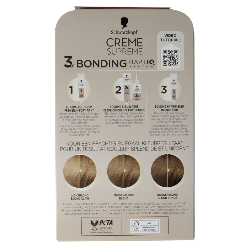 Schwarzkopf Creme supreme 8-0 blond - Afbeelding 4
